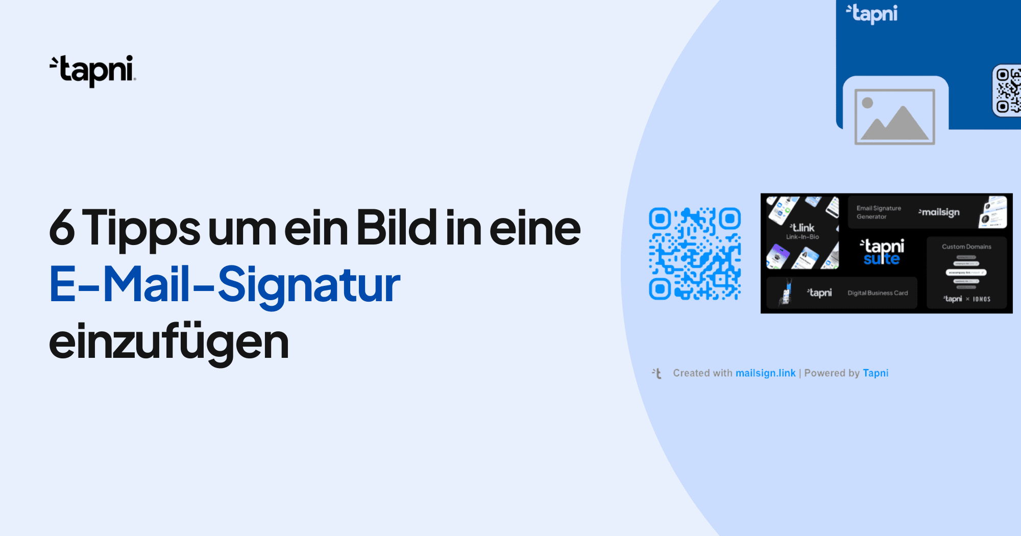 6 Tipps um ein Bild in eine E-Mail-Signatur einzufügen