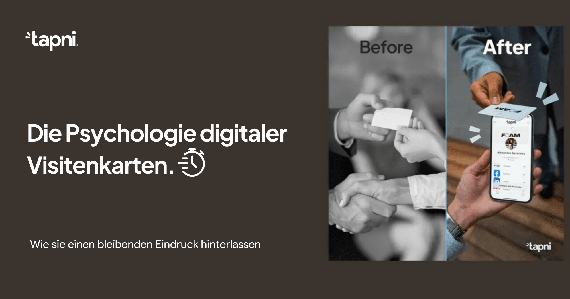 So hinterlassen Sie mit digitalen Visitenkarten einen bleibenden Eindruck