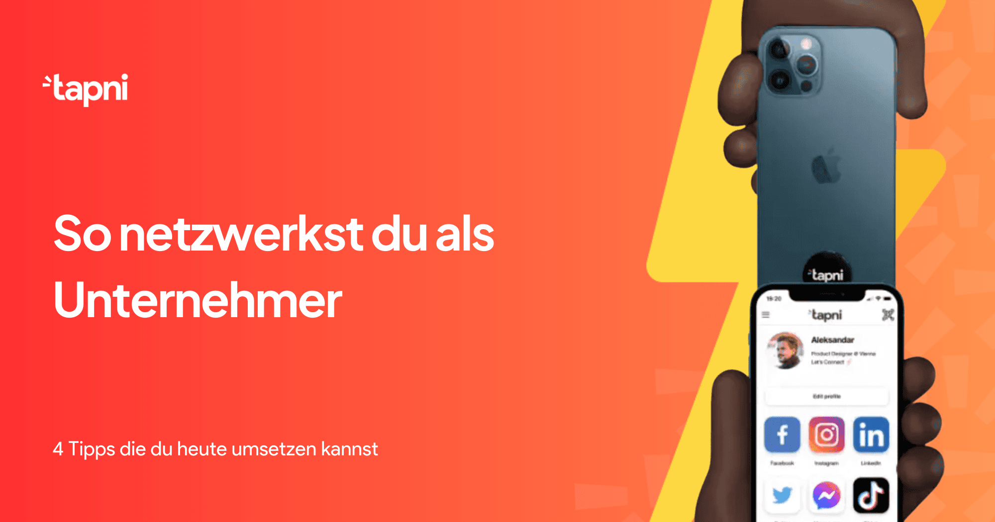 So netzwerkst du als Unternehmer – 4 Tipps, die du heute umsetzen kannst