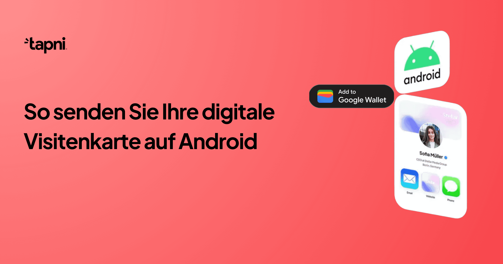So senden Sie Ihre digitale Visitenkarte auf Android